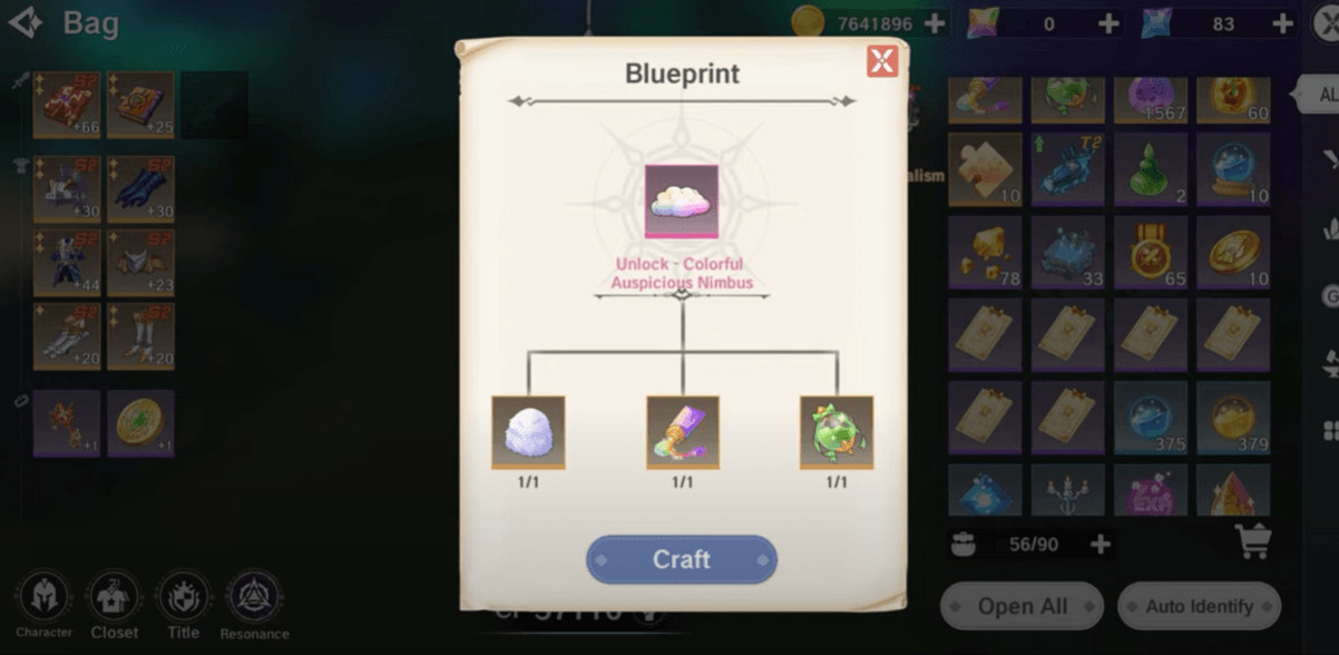 Colorful Auspicious Nimbus Cloud